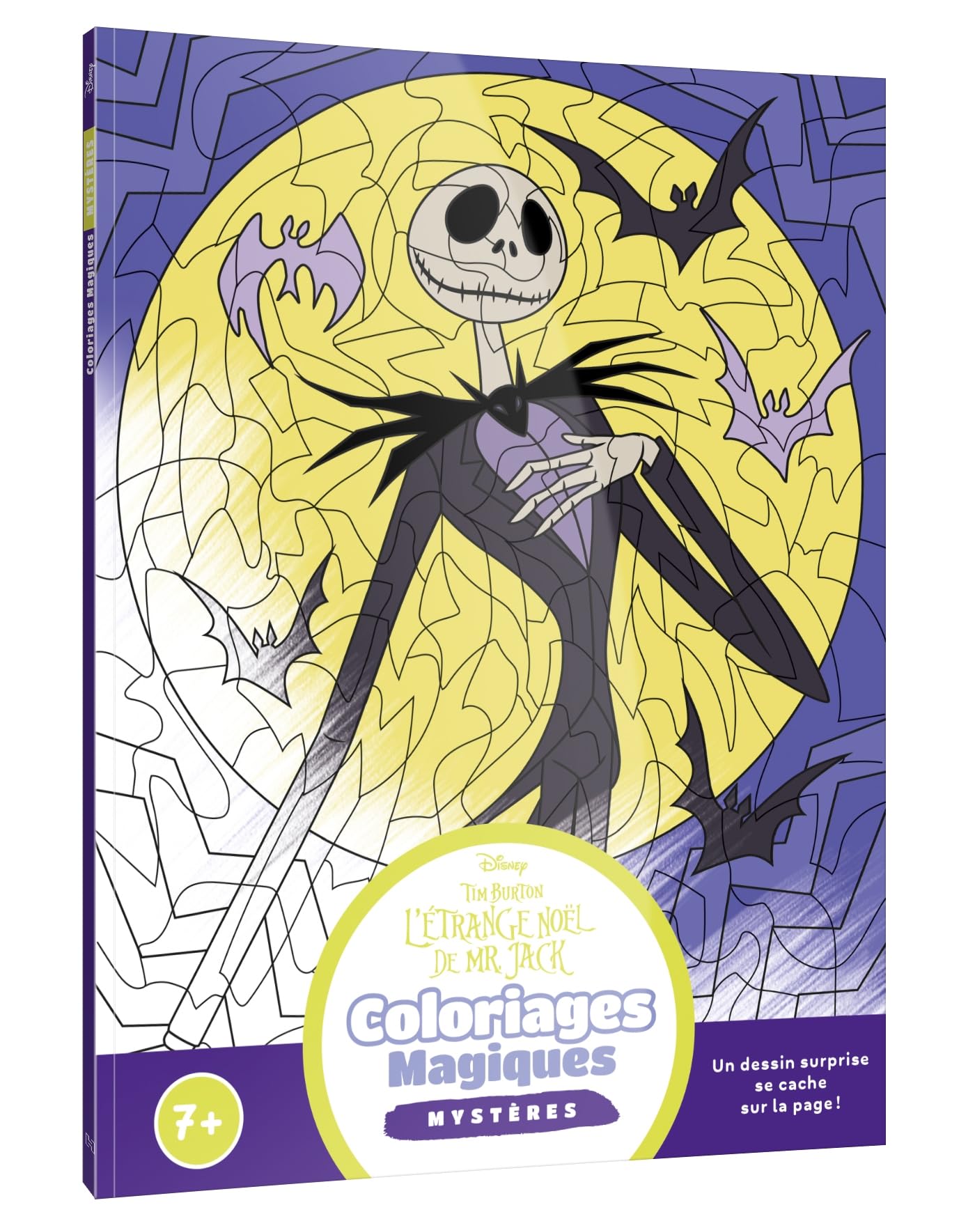 Libro: L'ÉTRANGE NOËL DE MR JACK - Coloriages magiques - Mystères (7+) - Disney
