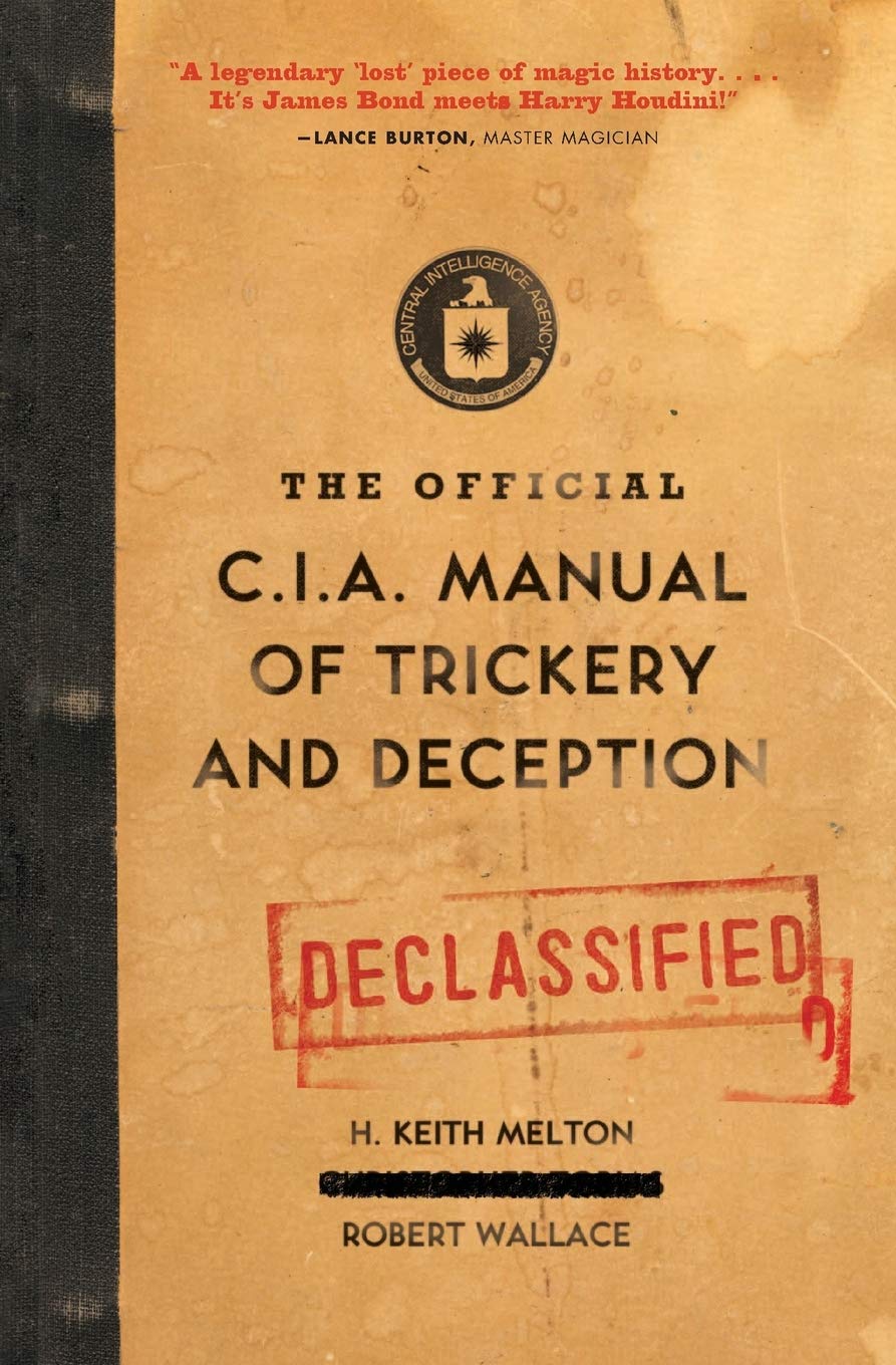 Libro: The Official CIA Manual of Trickery and Deception