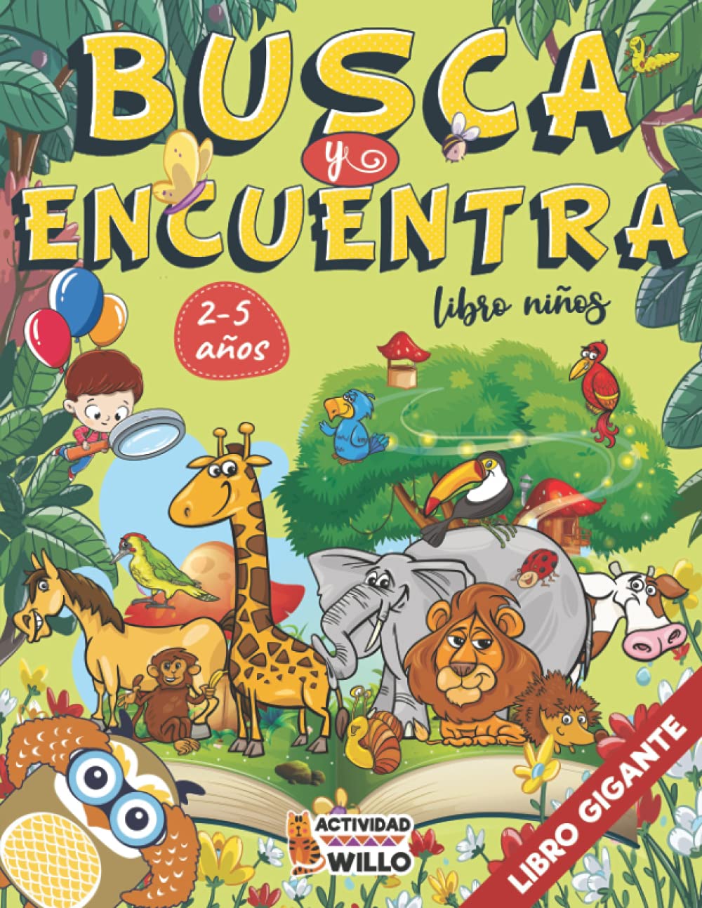 Libro: Busca y Encuentra libros niños 2-5 años: Busca y Encuentra para los mas pequeños | Busca y Encuentra animales de todos los colores | Busca y Encuentra ... (¡Mis Grandes Retos de Busca y Encuentra!)