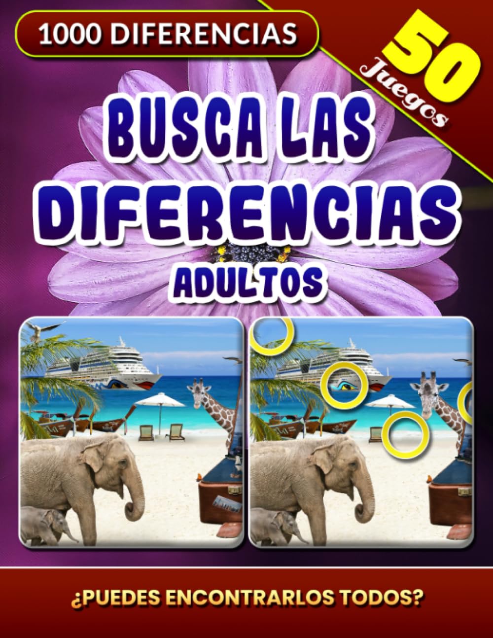 Libro: Busca Las Diferencias Adultos: Libros de Juegos de Encontrar Diferencias. Encuentra las Diferencias. ¿Sabe Detectar las Discrepancias Sutiles?