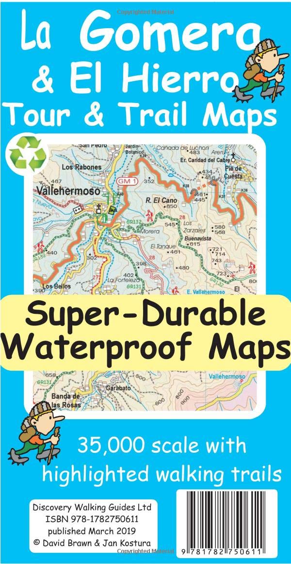 Libro: La Gomera & El Hierro Tour & Trail Super-Durable Maps