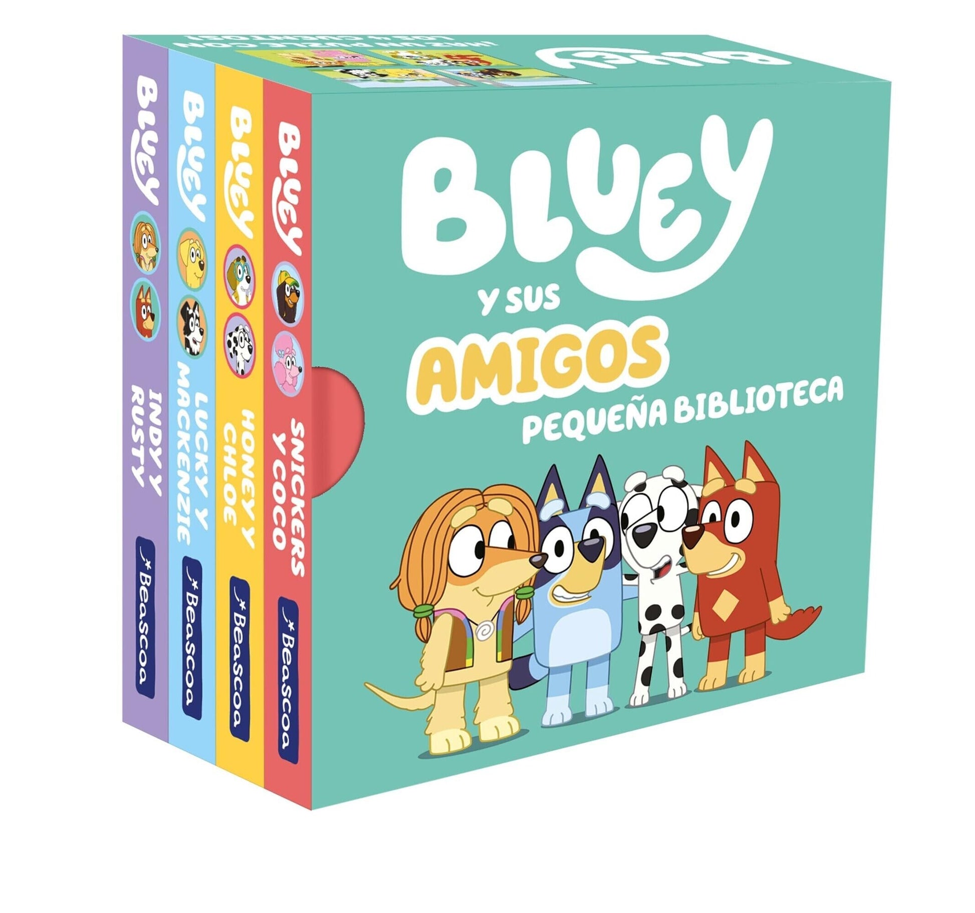 Bluey. Libro juguete - Bluey y sus amigos. Pequeña biblioteca (edición en español) (Pequeñas manitas)