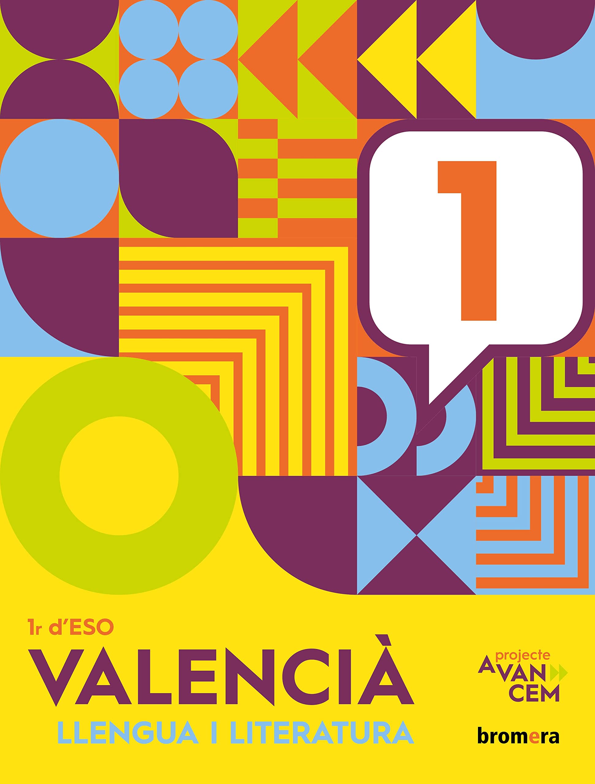 Libro: Avancem 1r ESO. Valencià: llengua i literatura