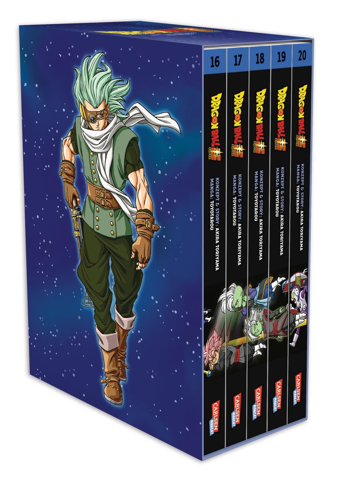 Libro: Dragon Ball Super, Bände 16-20 im Sammelschuber mit Extra