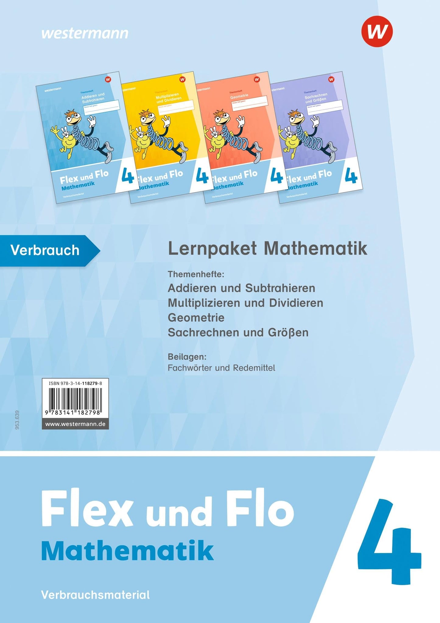 Libro: Flex und Flo 4. Lernpaket Mathe (Verbrauch) 2021: Ausgabe 2021
