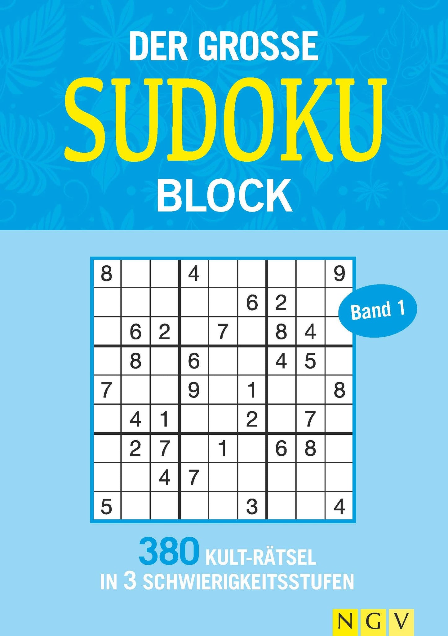 Libro: Der große Sudoku Block Band 1: 380 Sudoku-Rätsel für Erwachsene in 3 Schwierigkeitsstufen