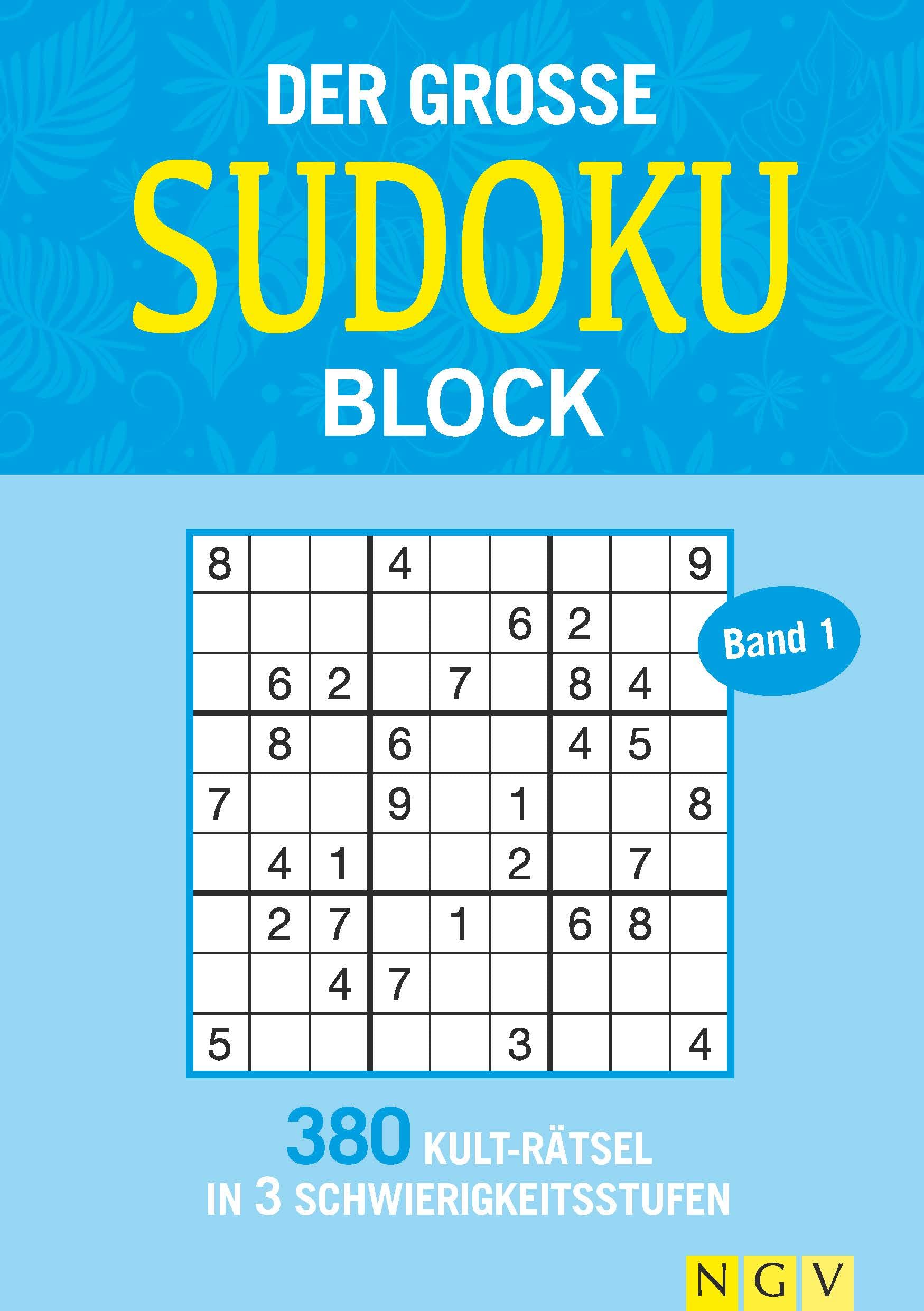 Libro: Der große Sudoku Block Band 1: 380 Sudoku-Rätsel für Erwachsene in 3 Schwierigkeitsstufen