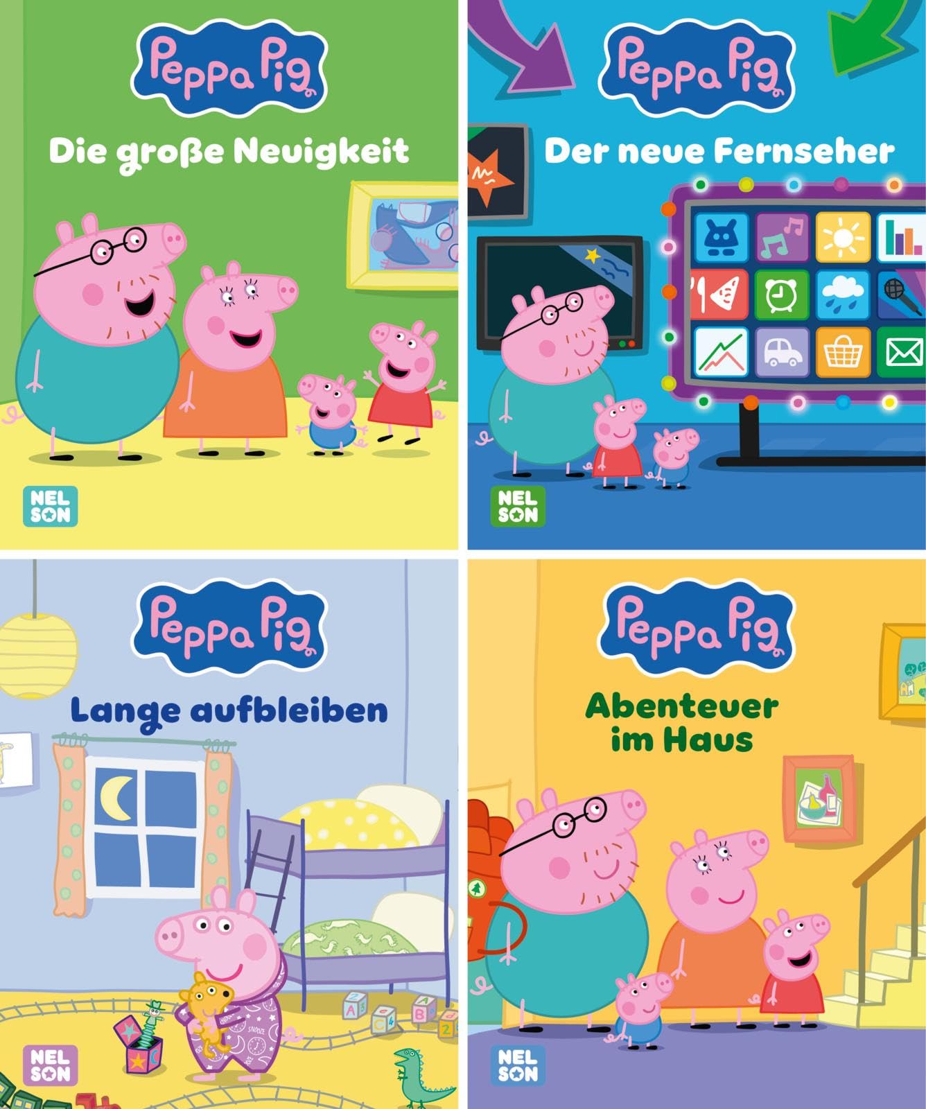 Libro: Nelson Mini-Bücher: 4er Peppa Pig 33-36