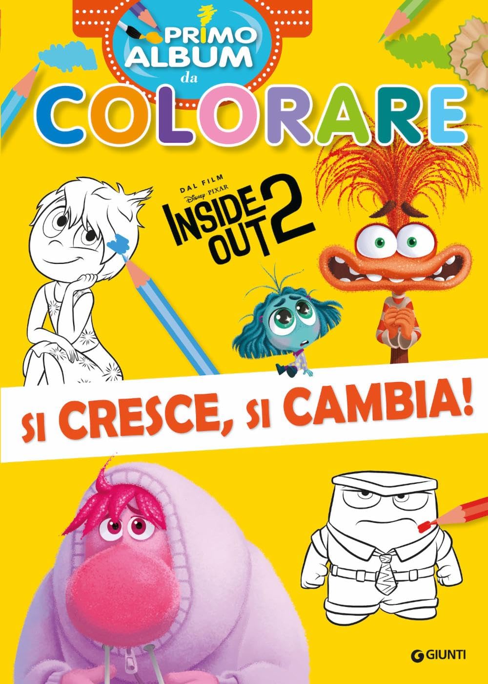 Libro: Si cresce, si cambia! Inside Out 2. Primo album da colorare. Ediz. a colori