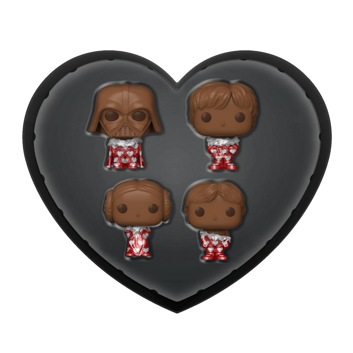 Funko Pocket POP: Star Wars San Valentín Box 4-Pack (Chocolate)