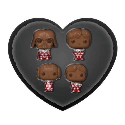 Funko Pocket POP: Star Wars San Valentín Box 4-Pack (Chocolate)
