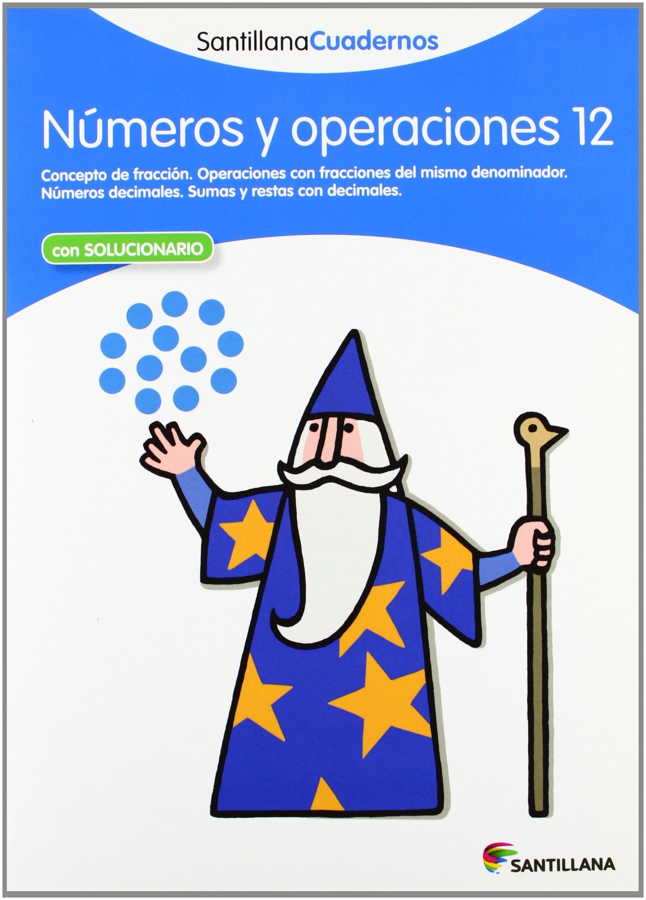 Libro: NUMEROS Y OPERACIONES 12 SANTILLANA CUADERNOS