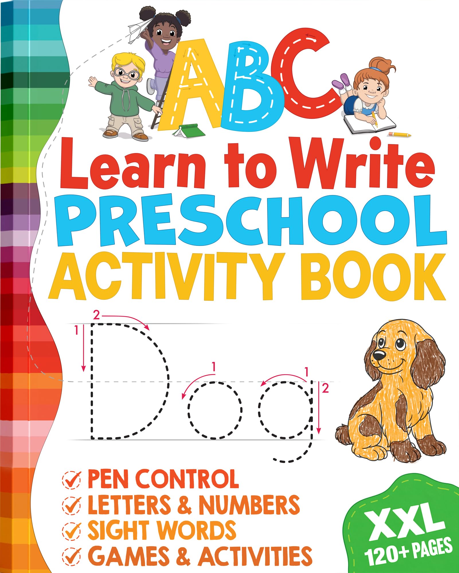 Libro: A-B-C Learn to Trace & Write Letters: Preschool Practice Workbook for Kids Ages 3-5 (Preschool Learning Activities)