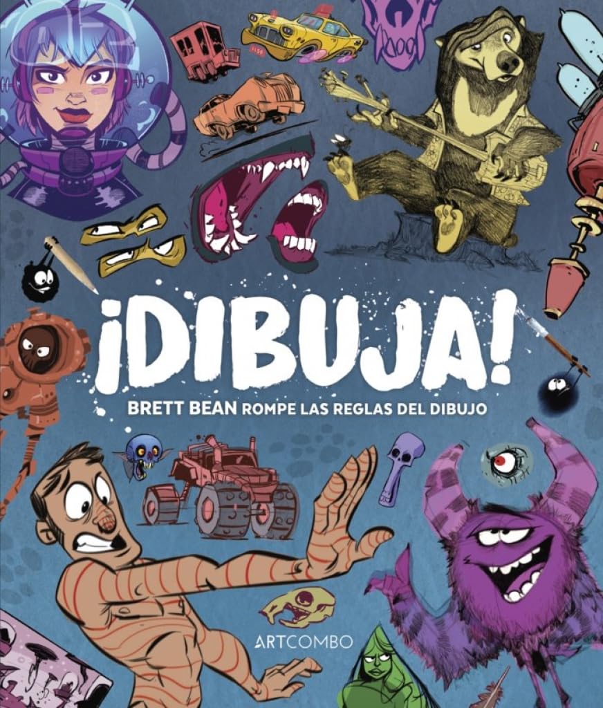 Libro: Dibuja. Brett Bean rompe las reglas del dibujo (EN ESPAÑOL - ARTCOMBO)