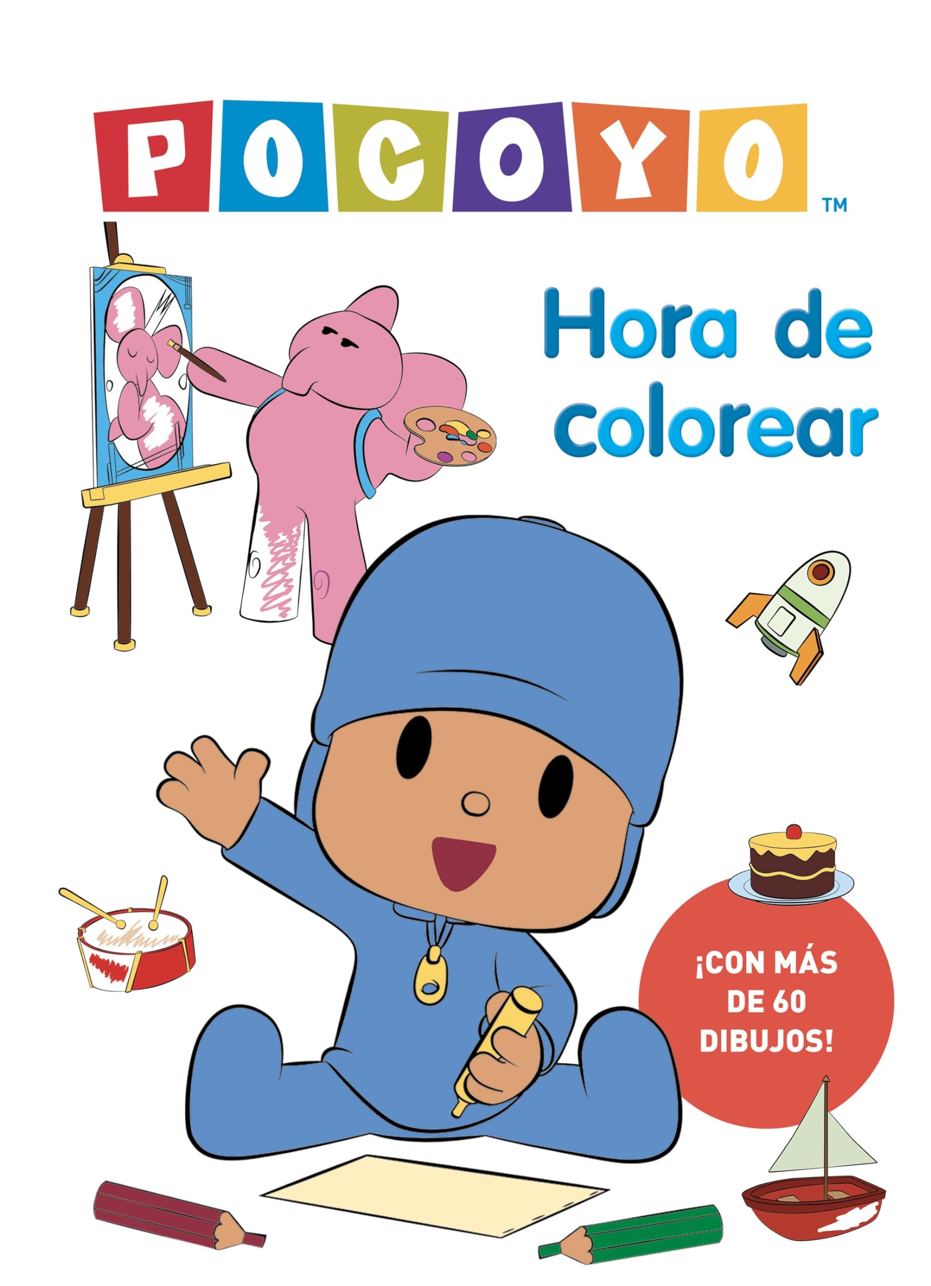 Libro: Pocoyó. Actividades - Hora de colorear: ¡Con más de 60 dibujos! (Altea)
