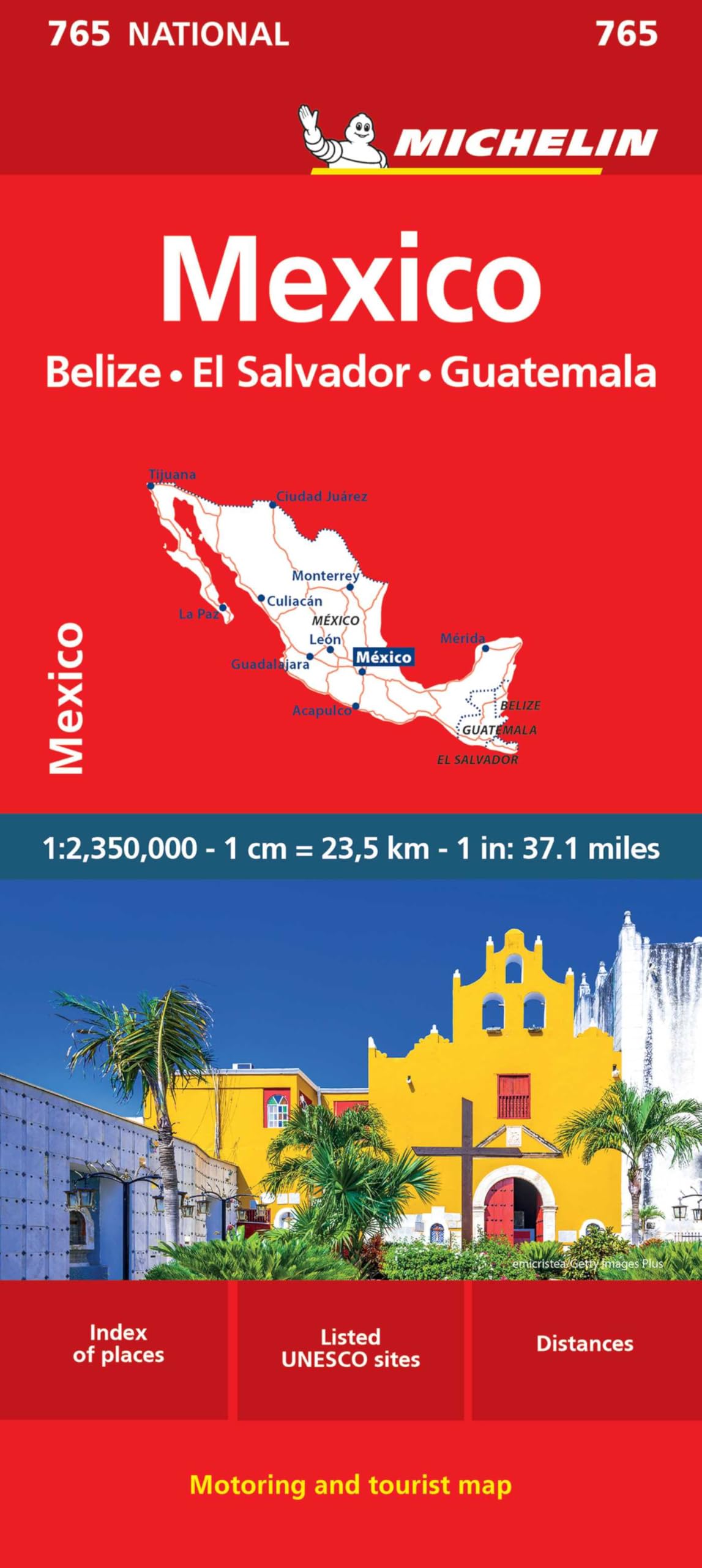 Libro: Michelin Map Mexico 765 [Idioma Inglés]