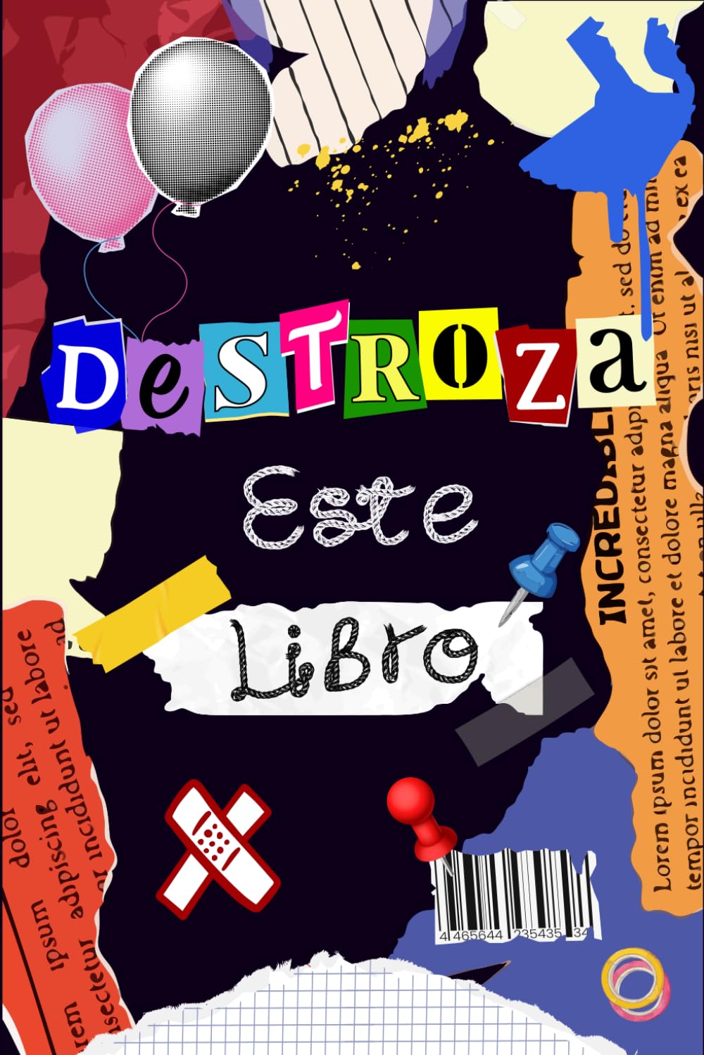 Libro: Destroza este Libro: Diario de alivio del estrés y la ansiedad (Spanish Edition)