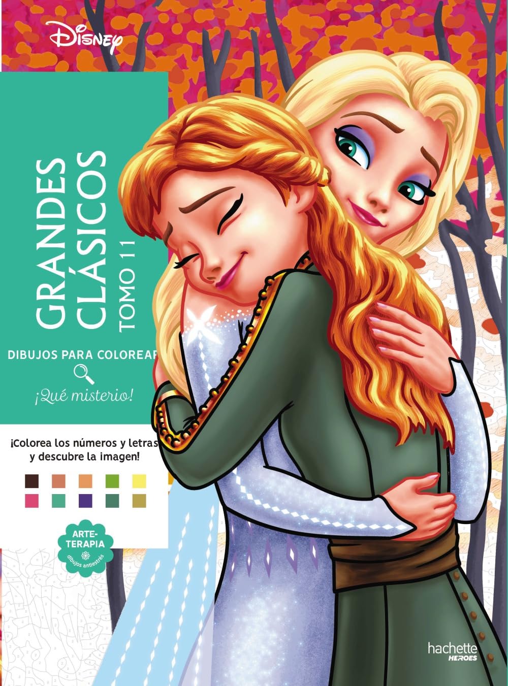 Libro: Dibujos para colorear, ¡qué misterio! Grandes clásicos, tomo 11 (Hachette HEROES - DISNEY - Arteterapia)