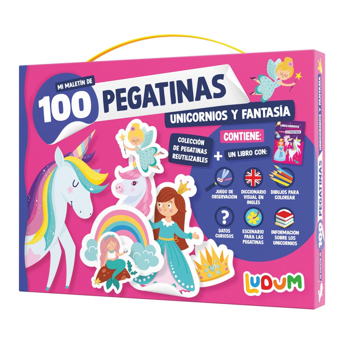Libro: LUDUM - MALETIN 100 PEGATINAS - FANTASIA