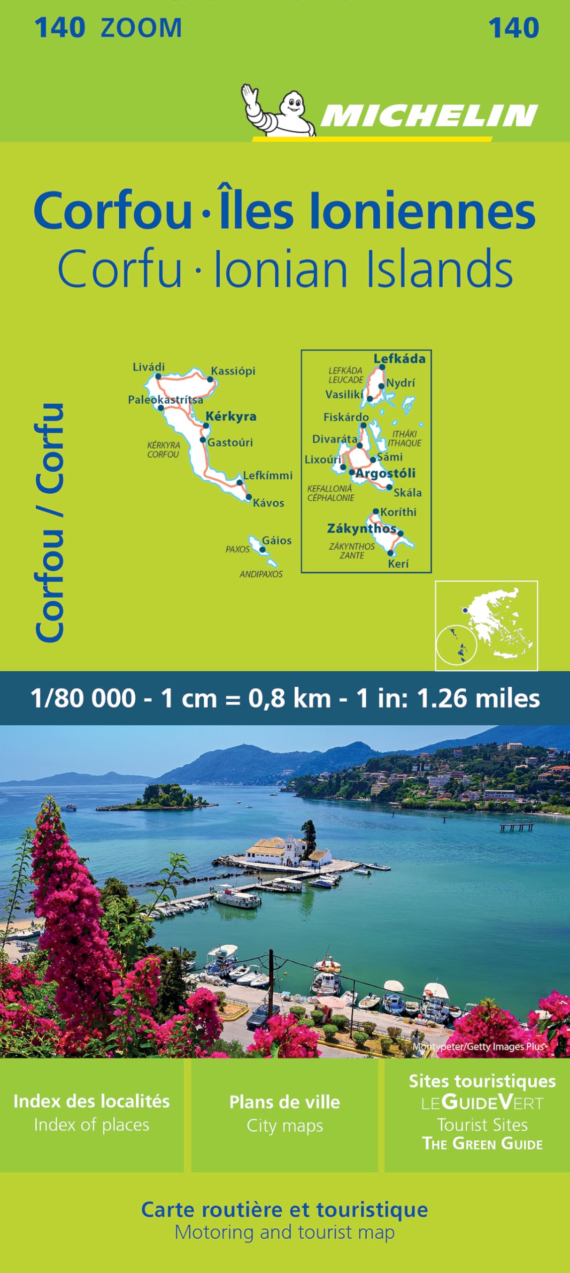 Libro: Mapa Zoom Corfu And The Ionian Islands (11140): Maps 1:80 000