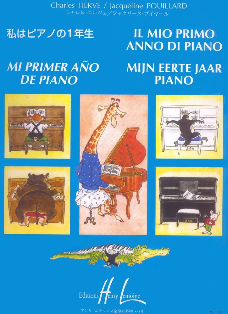 Libro: MI PRIMER ANO DE PIANO - IL MIO PRIMO ANNO DI PIANO --- PIANO