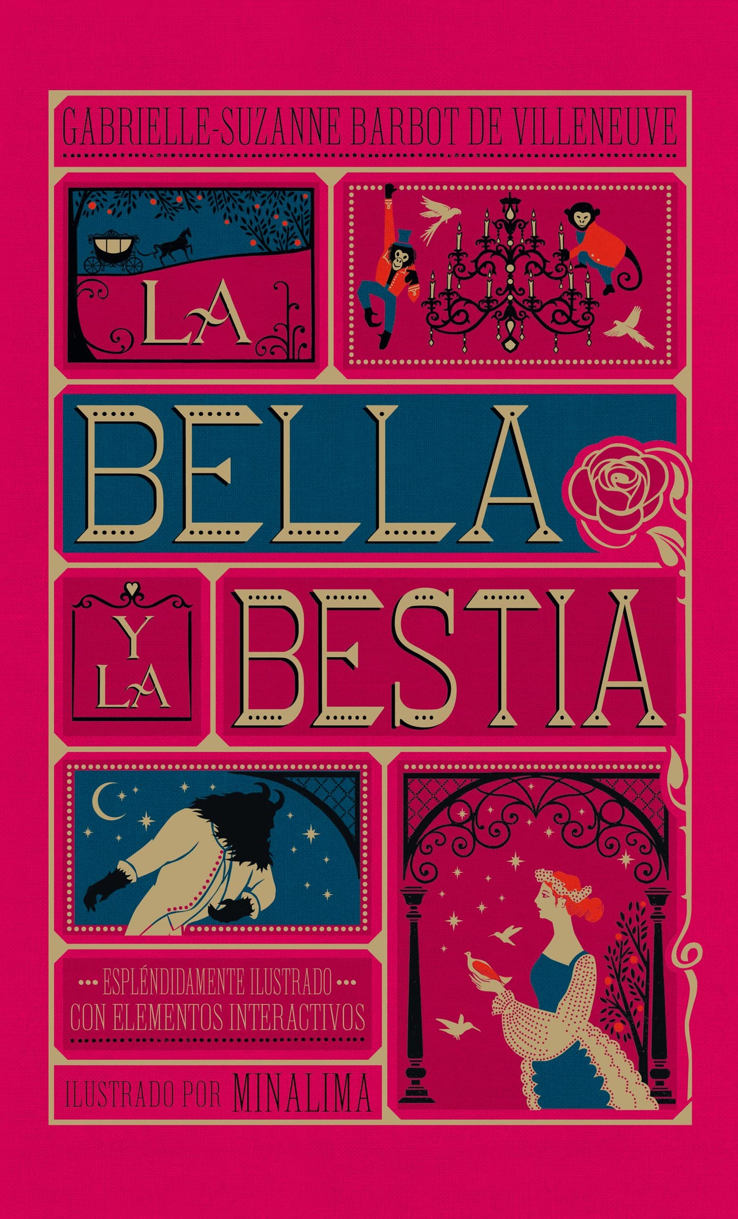 Libro: La bella y la bestia (Clásicos ilustrados de MinaLima) (edición en español)