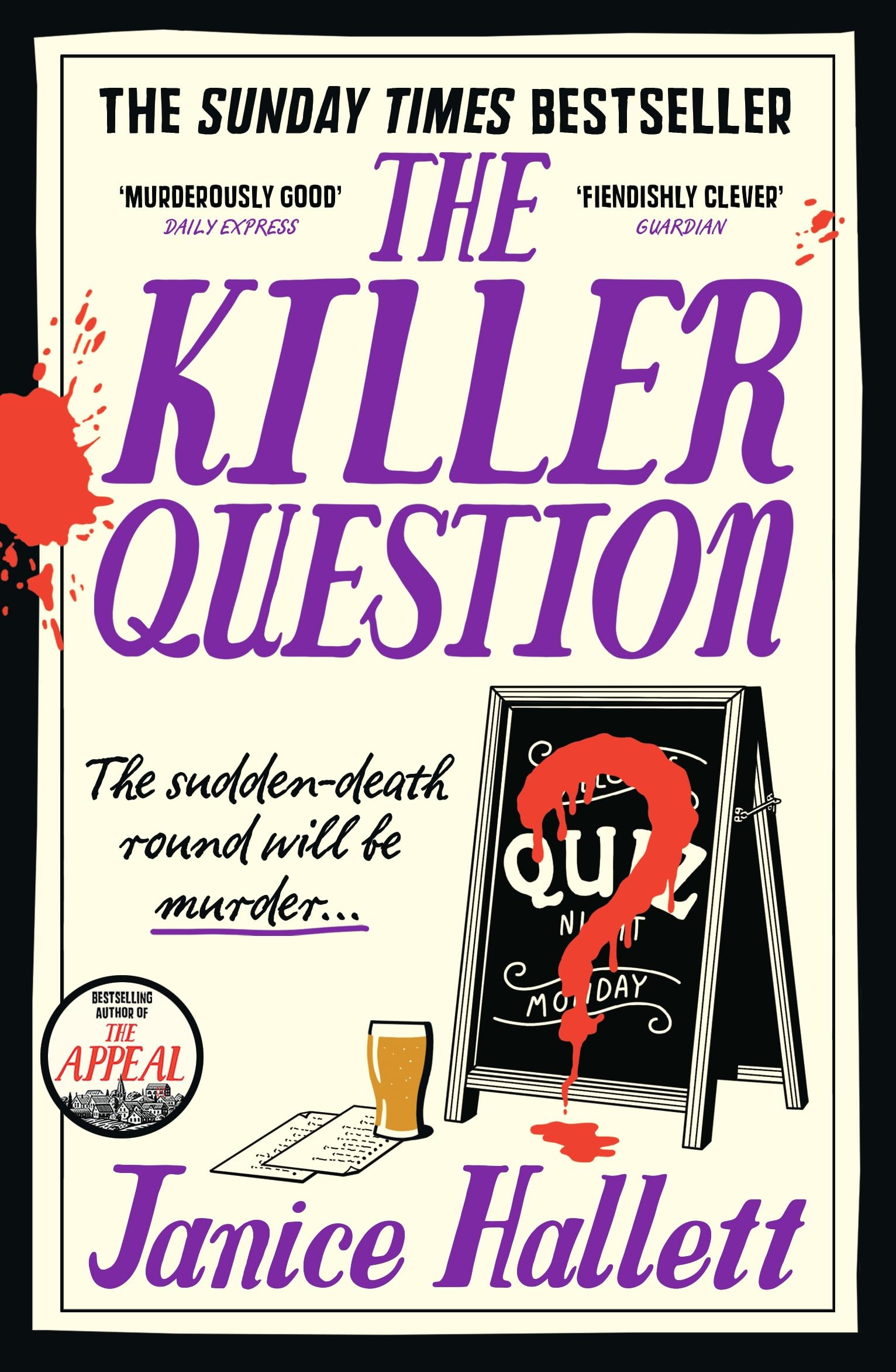 Libro: The Killer Question: the Sunday Times bestseller from the author of The Appeal