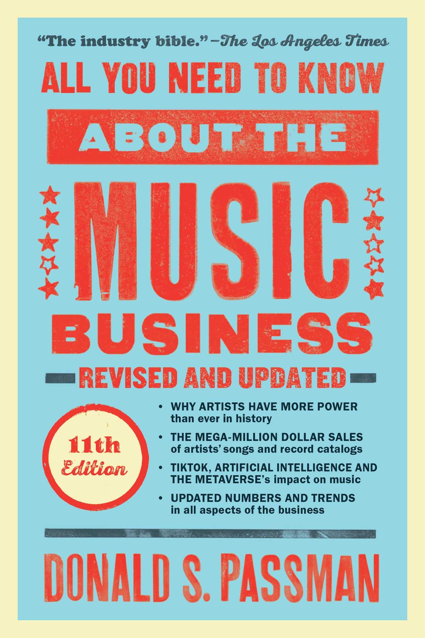 Libro: All You Need to Know About the Music Business: Eleventh Edition