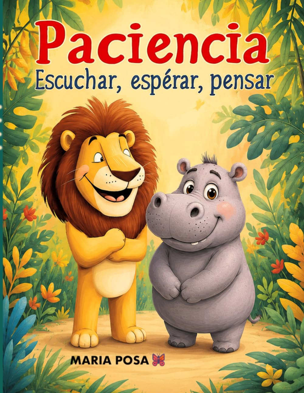 Libro: Paciencia: Escuchar, Esperar y Pensar: Un cuento en español para niños que enseña a tener paciencia. Para preescolar, primeros grados… ¡y como historia para antes de dormir!: 1 (Vamos hipopótamos)