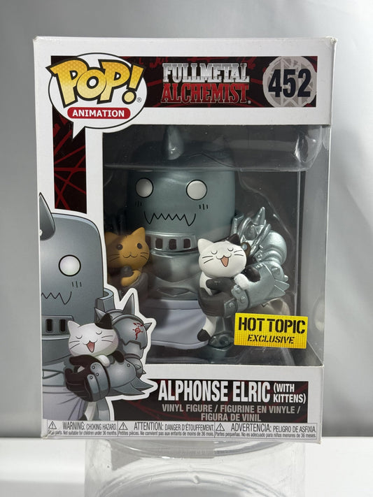 Funko POP Fullmetal Alchemist 452 Alphonse Elric with Kittens (no Sticker)
