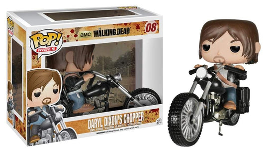 Funko POP Rides: Walking Dead - Daryl's Bike Figura de Acción