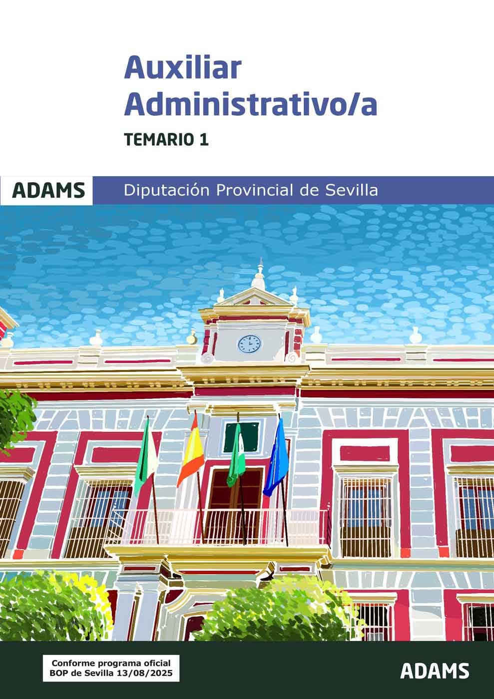 Libro: Temario 1 Auxiliar administrativo-a de la Diputación Provincial de Sevilla