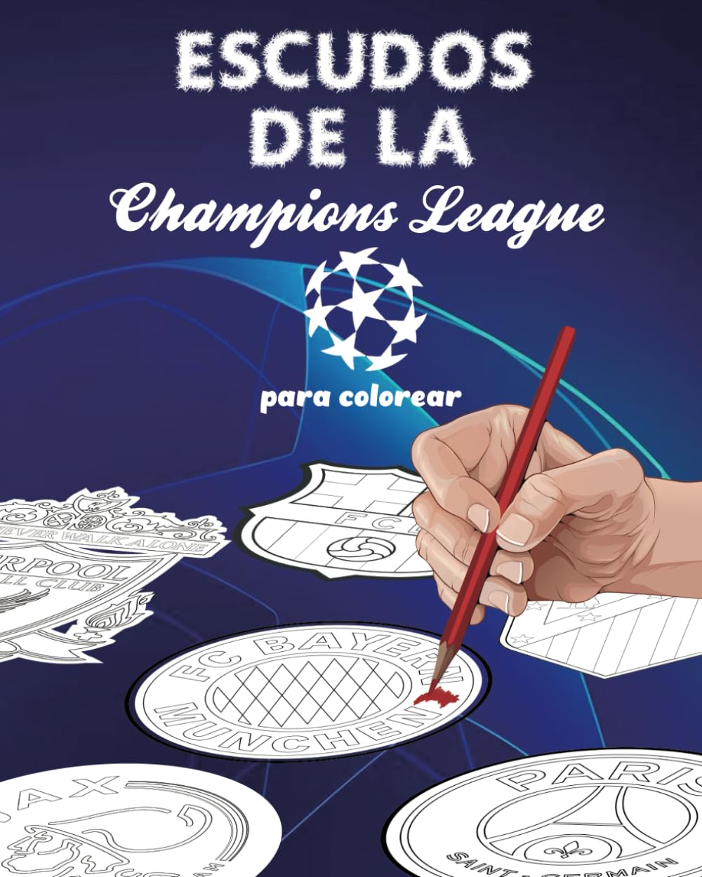 Libro: Escudos de la champions league para colorear