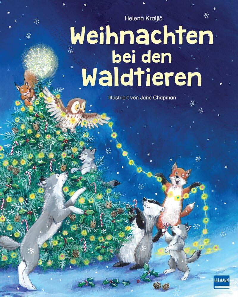 Libro: Weihnachten bei den Waldtieren: Liebevoll illustriertes Weihnachtsbuch für Kinder ab 3 Jahren