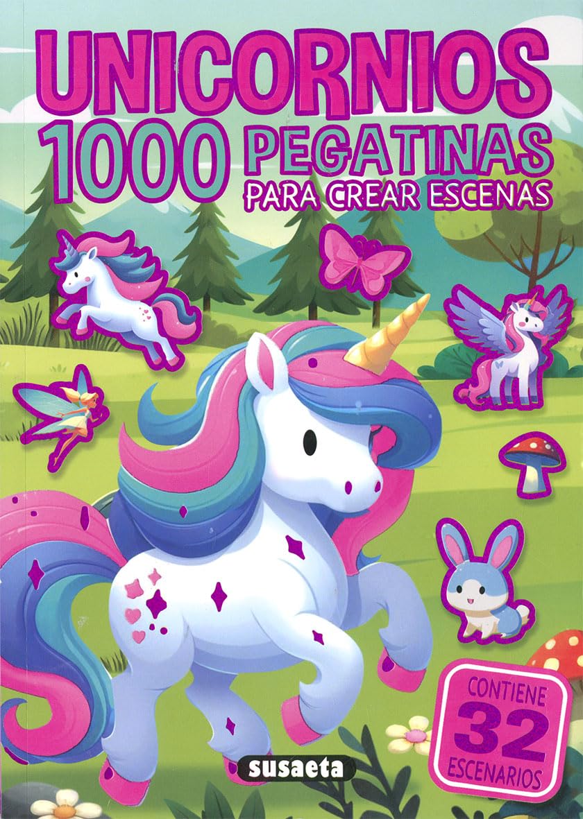 Libro: Unicornios. 1000 pegatinas para crear escenas
