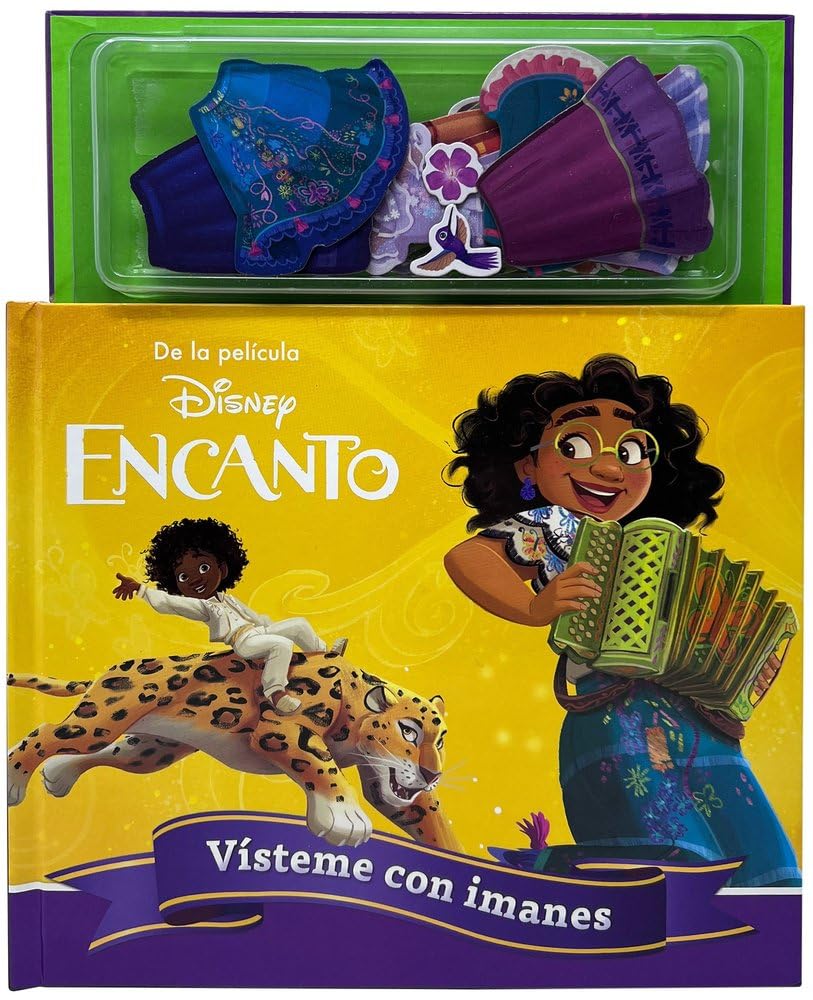 Libro: Encanto. Vísteme con imanes: Libro magnético