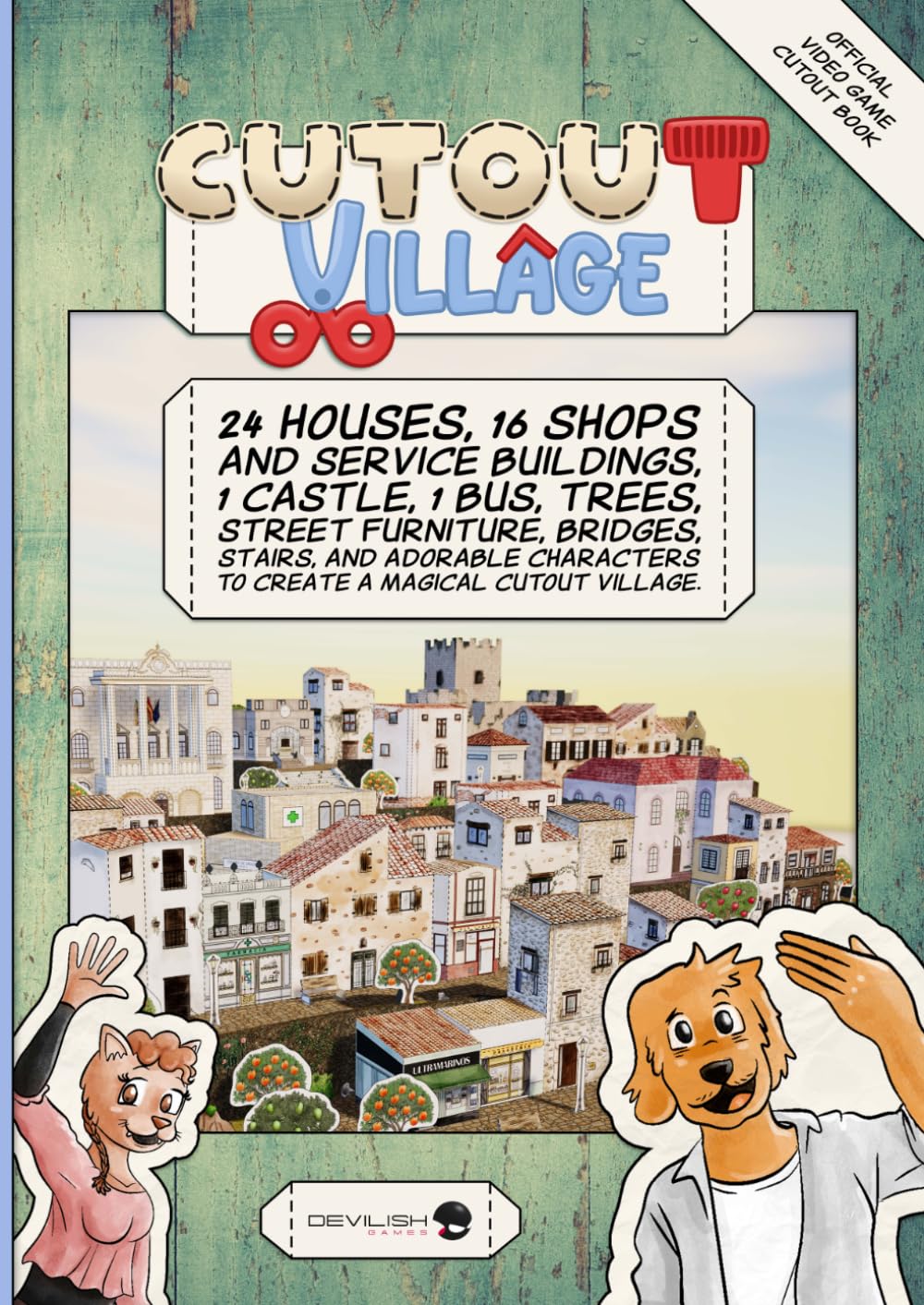 Libro: Cutout Village: Official Video Game Cutout Book (Cutout Village: A Cutout Book Series)