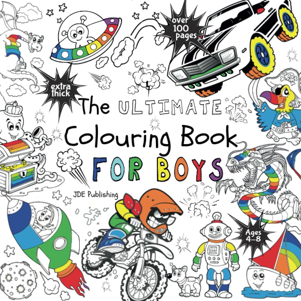 Libro: The Ultimate Colouring Book for Boys (The Ultimate Books Series)