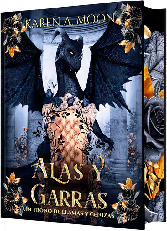 Alas y garras - Edición con cantos tintados: Un Trono de Llamas y Cenizas – libro 1 (Lorelei - Romantasy)