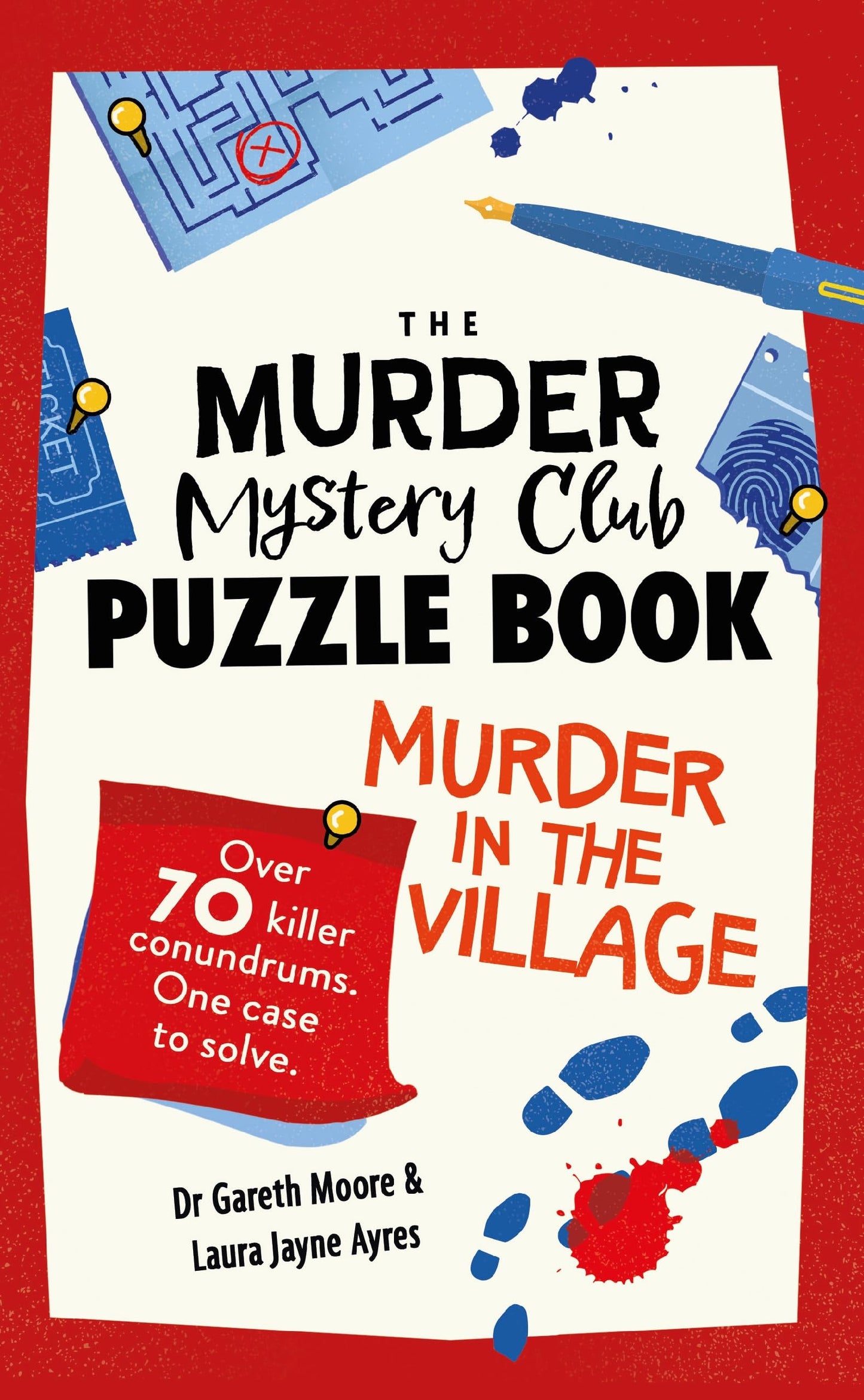 Libro: Michael OMara Books Ltd The Murder Mystery Club Puzzle Book Murder in the Village.