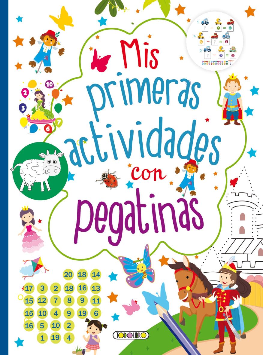 Libro: Mis primeras actividades con pegatinas 3