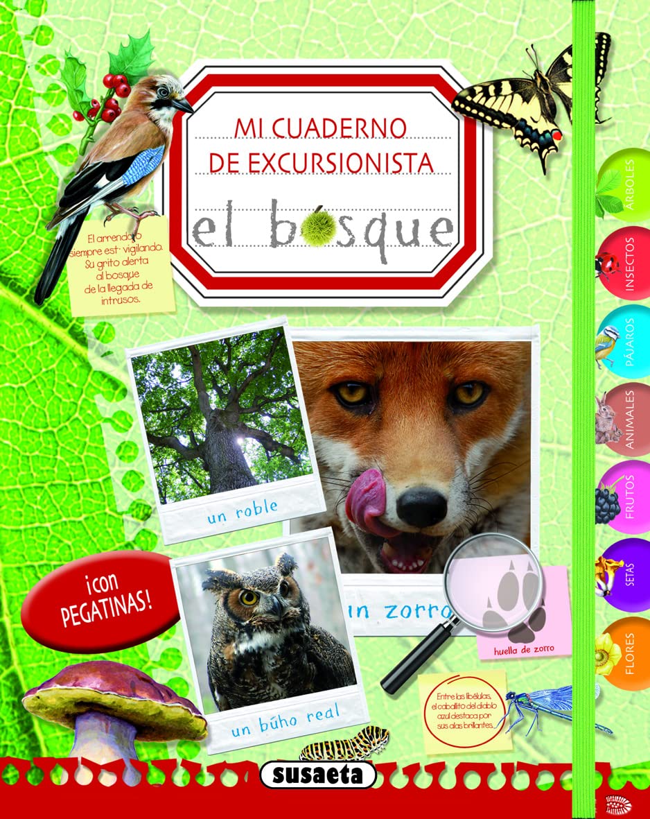 Libro: Mi cuaderno de excursionista el bosque