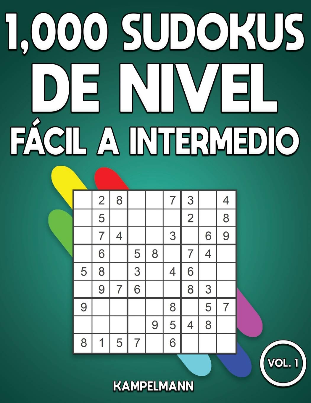 Libro: 1,000 Sudokus de Nivel Fácil a intermedio: Libro de sudoku para adultos con soluciones (Vol. 1)