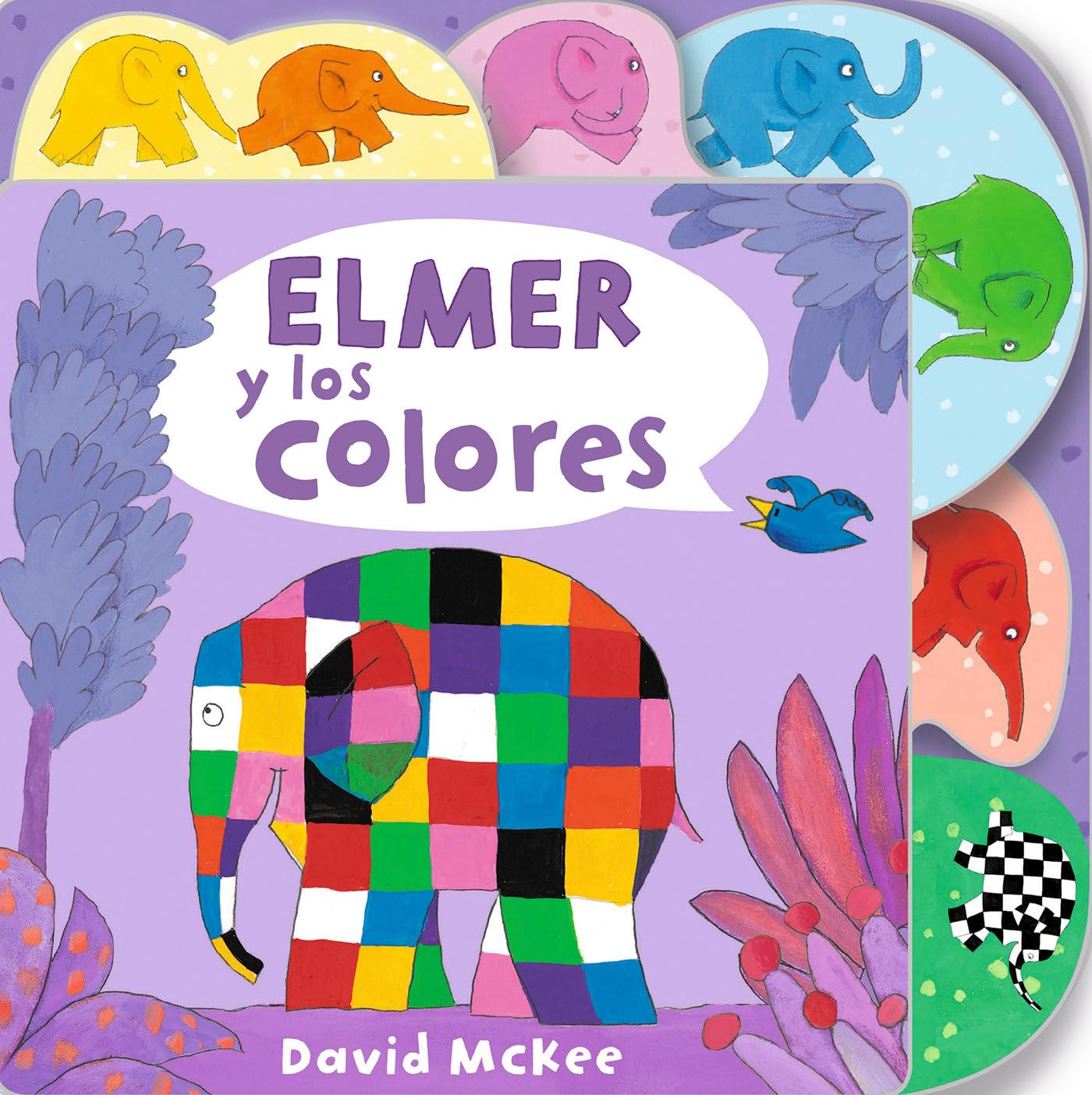 Libro: Elmer y los colores / Elmer's Colours: Tabbed Board Book (ELMER. PEQUEÑAS MANITAS) (Spanish Edition)