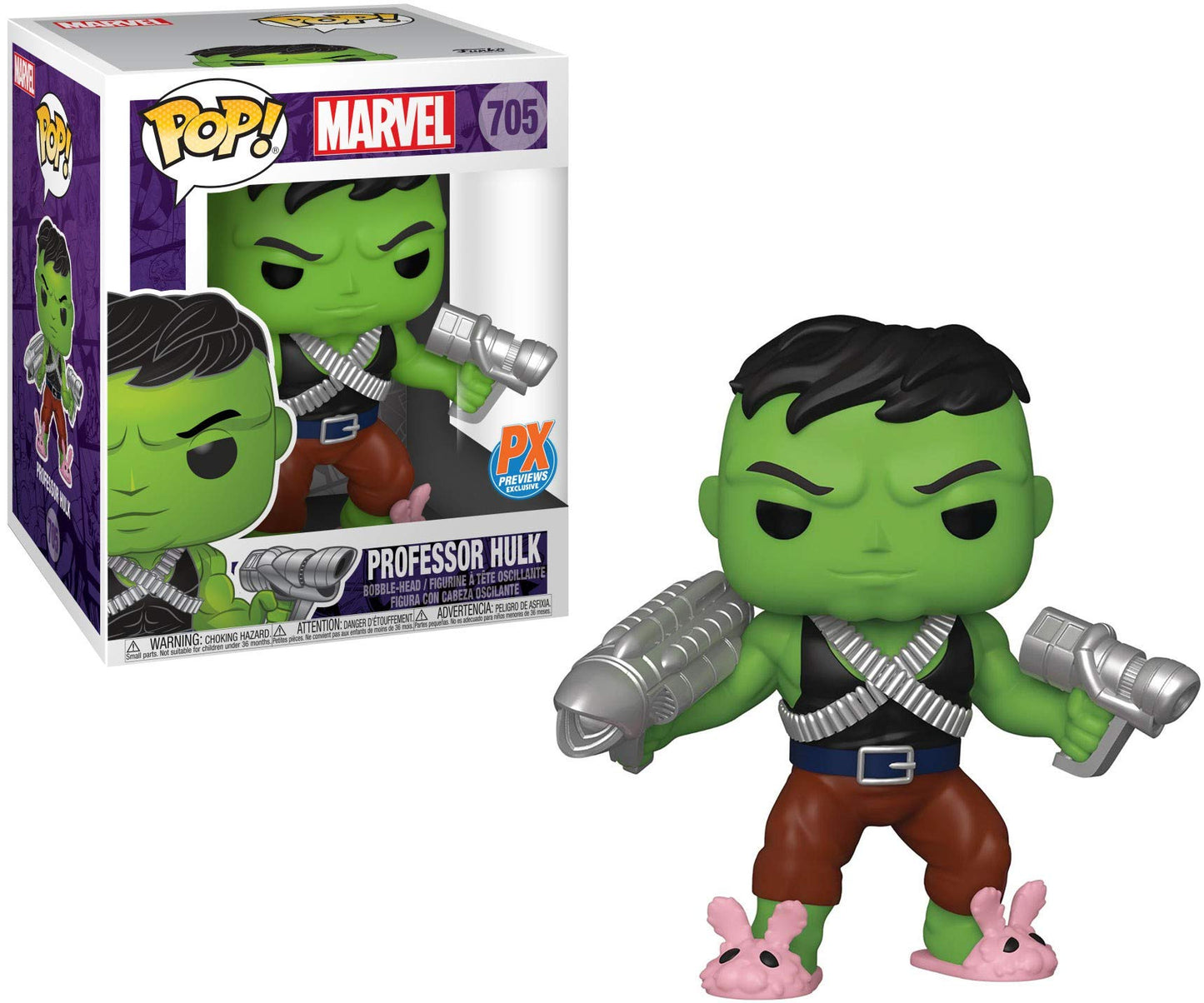 Funko Pop: Pop! Marvel Super Heroes: Professor Hulk 6" Deluxe Figura de Vinilo