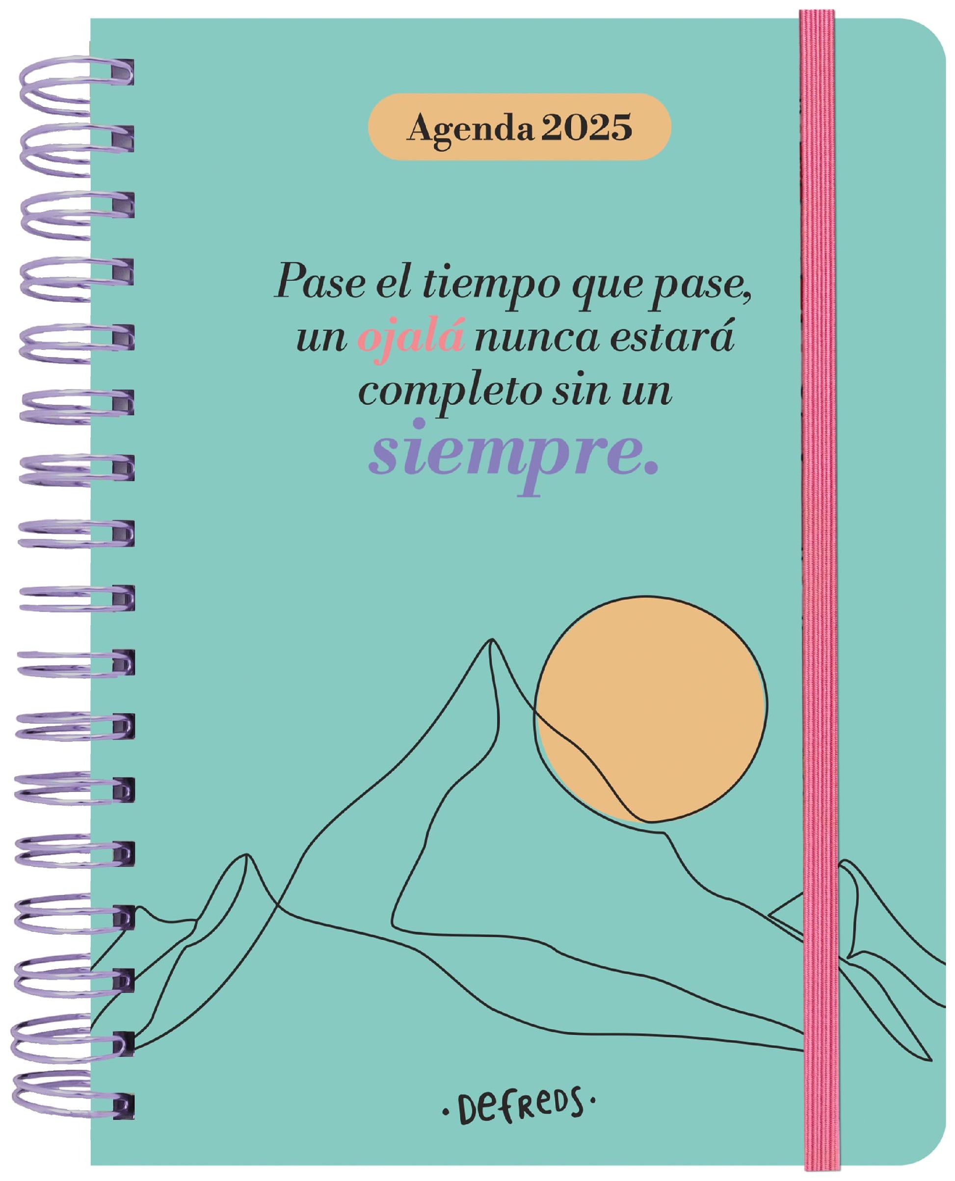 Libro: Agenda anual semanal 2025 Defreds