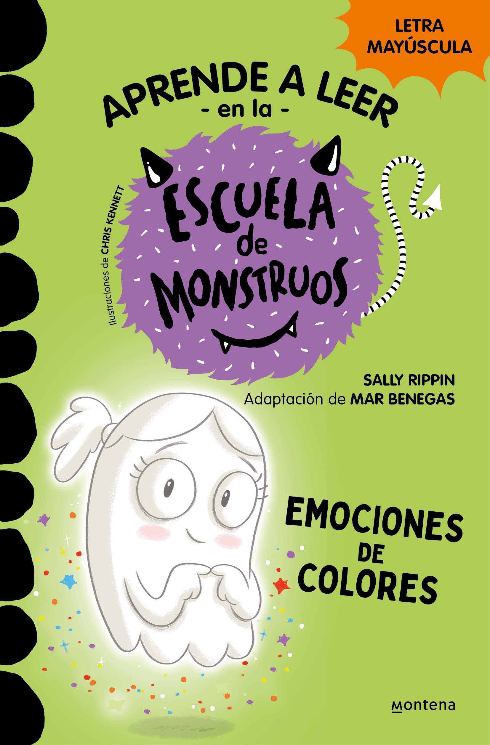 Aprender a leer en la Escuela de Monstruos 8 - Emociones de colores: En letra MAYÚSCULA (libros para niños a partir de 5 años) (Montena)