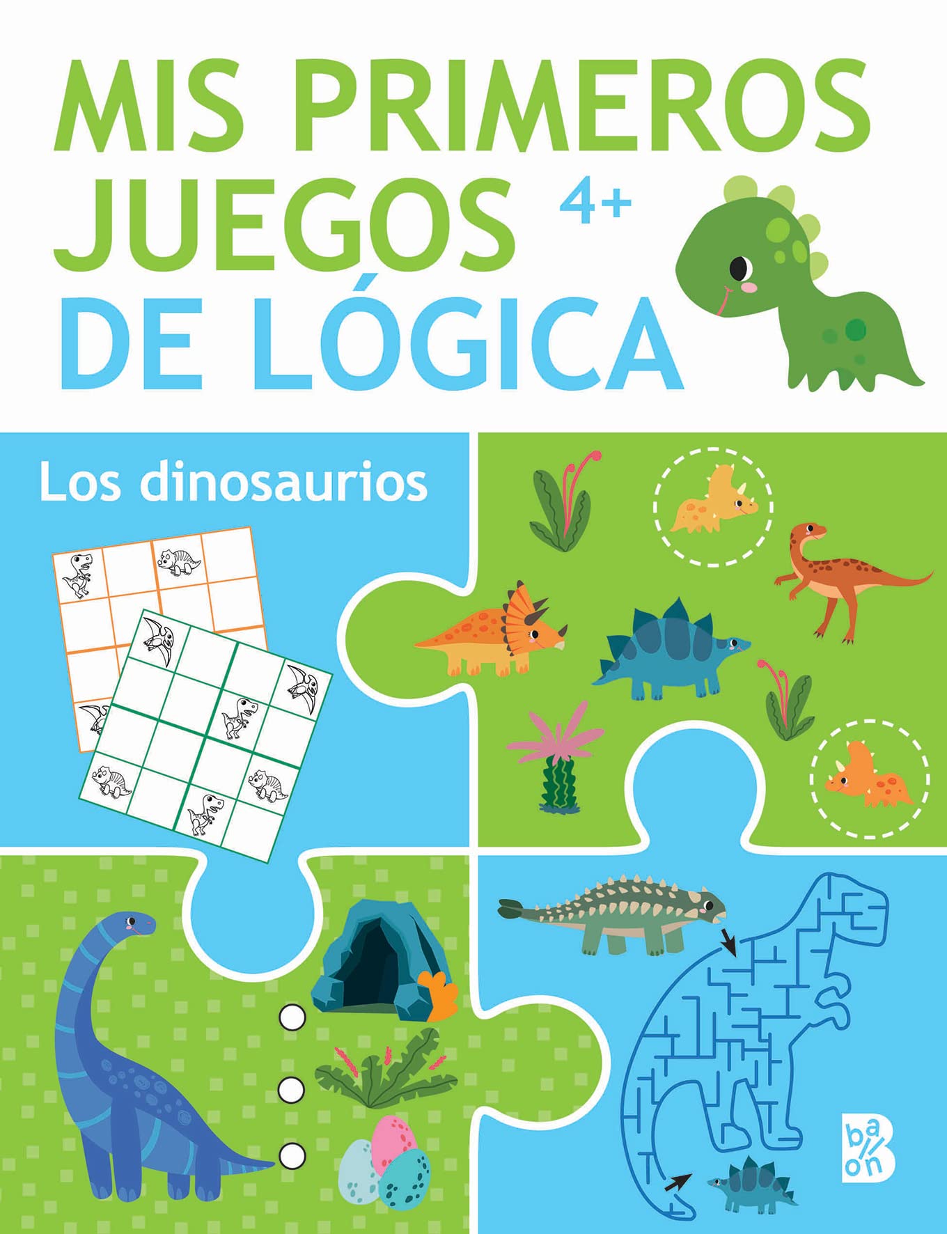 Libro: MIS PRIMEROS JUEGOS DE LÓGICA +4 LOS DINOSAURIOS