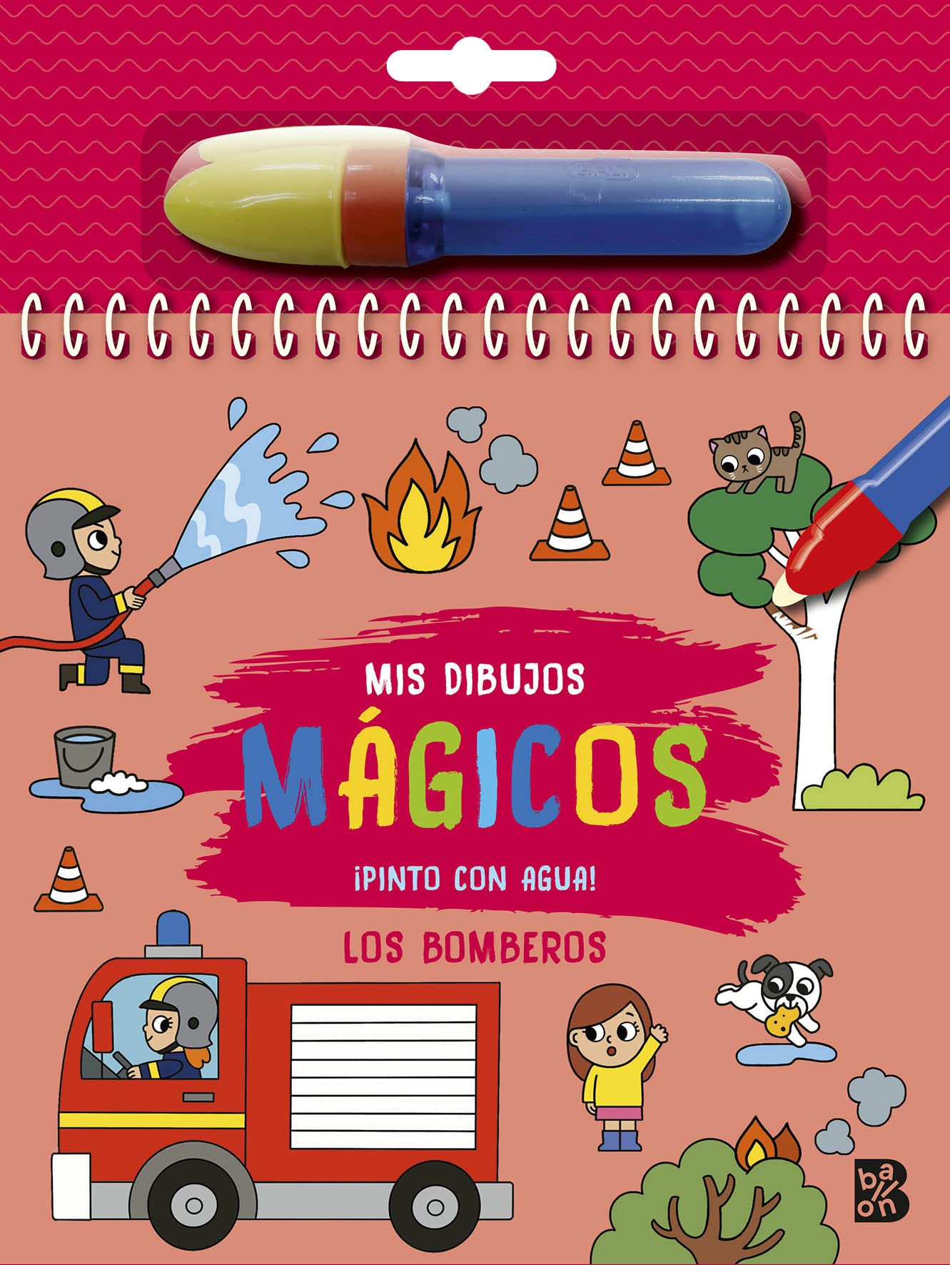Libro: PINTO CON AGUA - LOS BOMBEROS