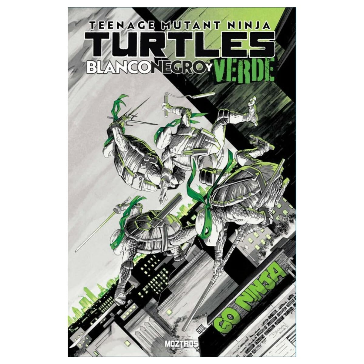 Libro: Teenage Mutant Ninja Turtles: Blanco, negro y verde
